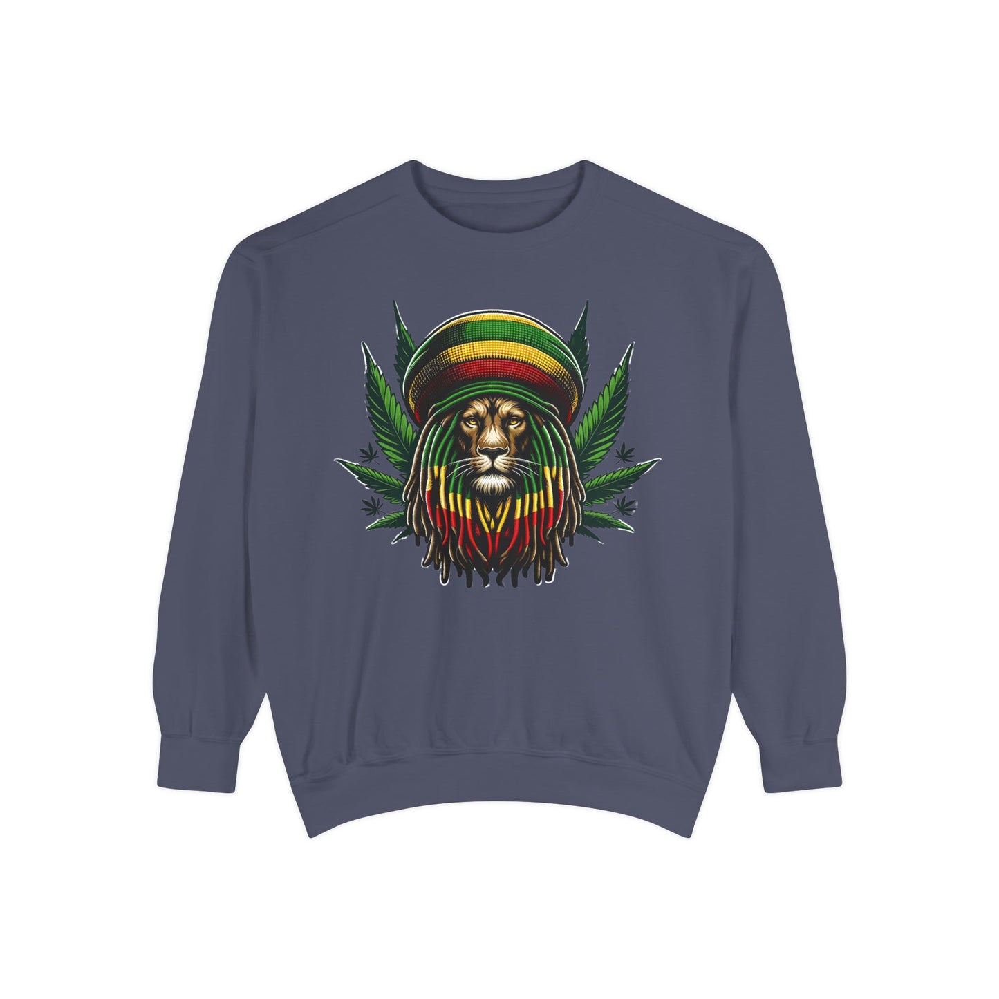 Men's Reggae Rasta Lion Head Sweatshirt