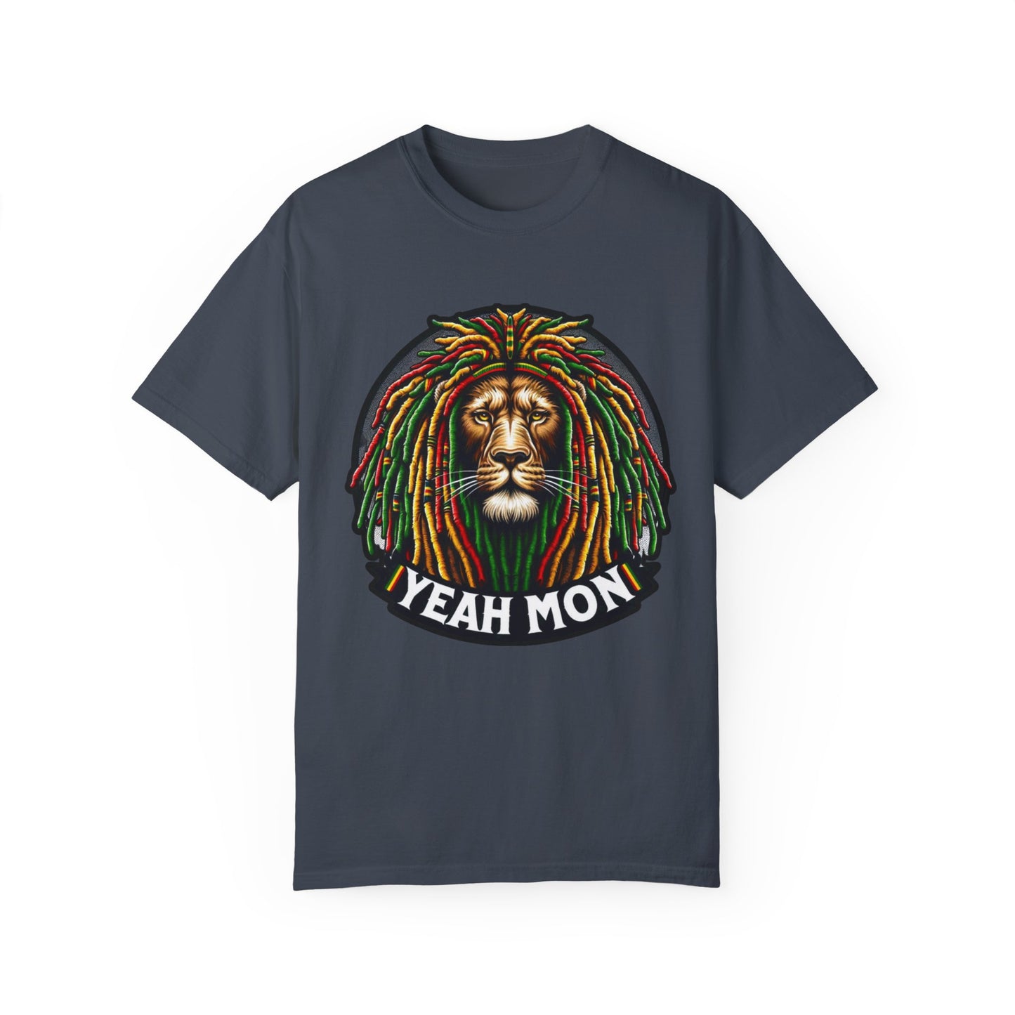 Rasta Lion Shirt Reggae Tee Yeah Mon Reggae Shirt Yeah Mon Jamaica Shirt Reggae Clothing Jamaica Slang Rasta Lion Shirt Rasta Reggae Shirt