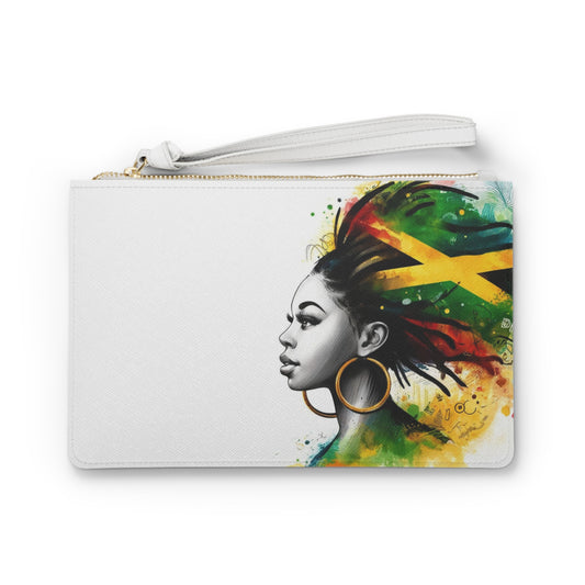 Gift for Jamaica Mom Jamaica Accessories For Women  Gift For Jamaican Woman Jamaica Flag Clutch Gift For Jamaican Girlfriend