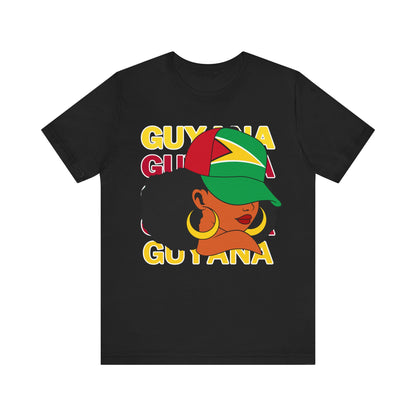 Ladies Guyana Flag T Shirt Gift For Guyanese Woman Guyana T Shirt For Girls Guyana Flag Themed T Shirt Guyana Heritage Shirt