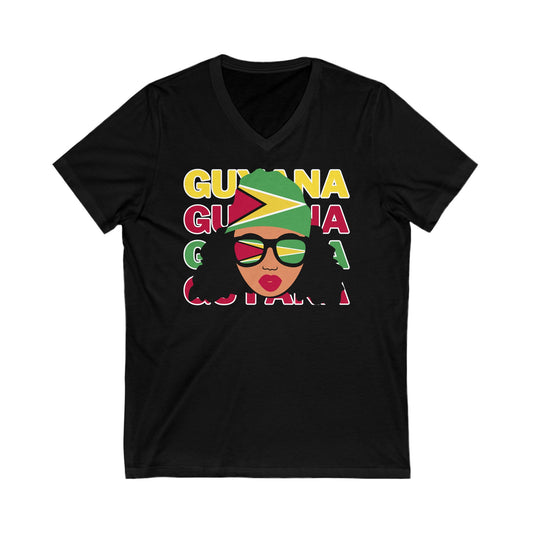 Guyana V-Neck T-Shirt  For Women