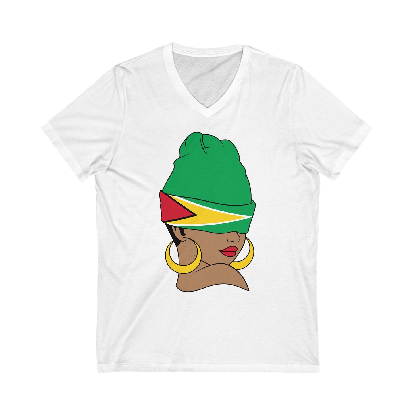 Guyana V-Neck T-Shirt  For Women