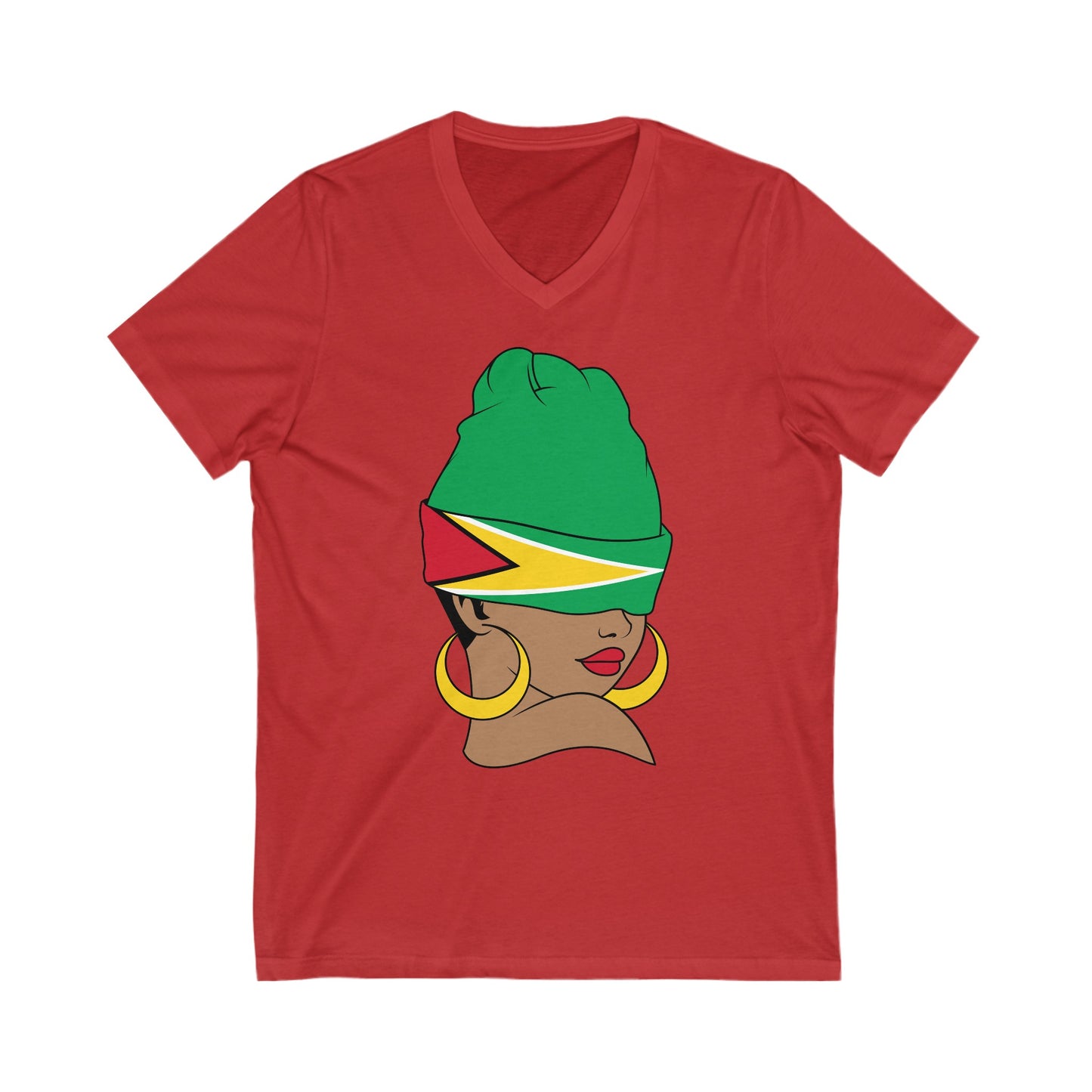 Guyana V-Neck T-Shirt  For Women