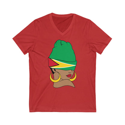 Guyana V-Neck T-Shirt  For Women