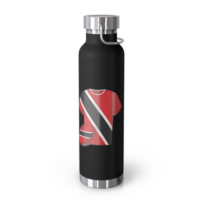 Personalized Trinidad and Tobago Flag Water Bottle Trinidad Flag Products Gift for Trinidadian  Product With Trinidad and Tobago Coat of Arm