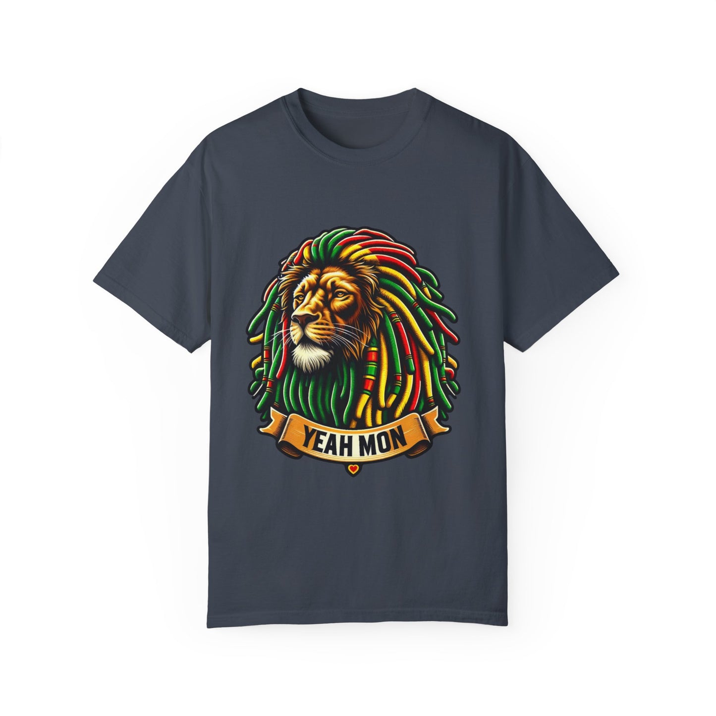 Rasta Lion Shirt Reggae Tee Yeah Mon Reggae Shirt Yeah Mon Jamaica Shirt Reggae Clothing Jamaica Slang Rasta Lion Shirt Rasta Reggae Shirt