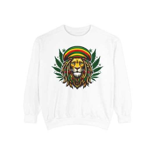 Men's Reggae Rasta Lion Head Sweatshirt