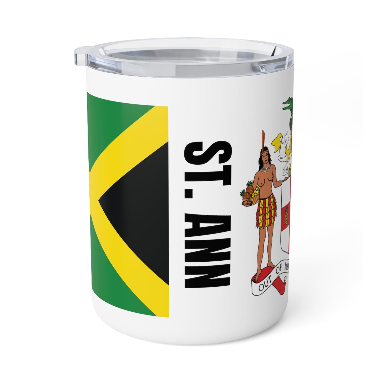 Personalized Jamaica Insulated Coffee Mug, 10oz Jamaica Travel Cup