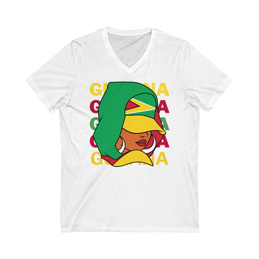 Guyana V-Neck T-Shirt  For Women