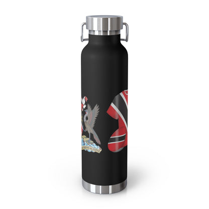 Personalized Trinidad and Tobago Flag Water Bottle Trinidad Flag Products Gift for Trinidadian  Product With Trinidad and Tobago Coat of Arm