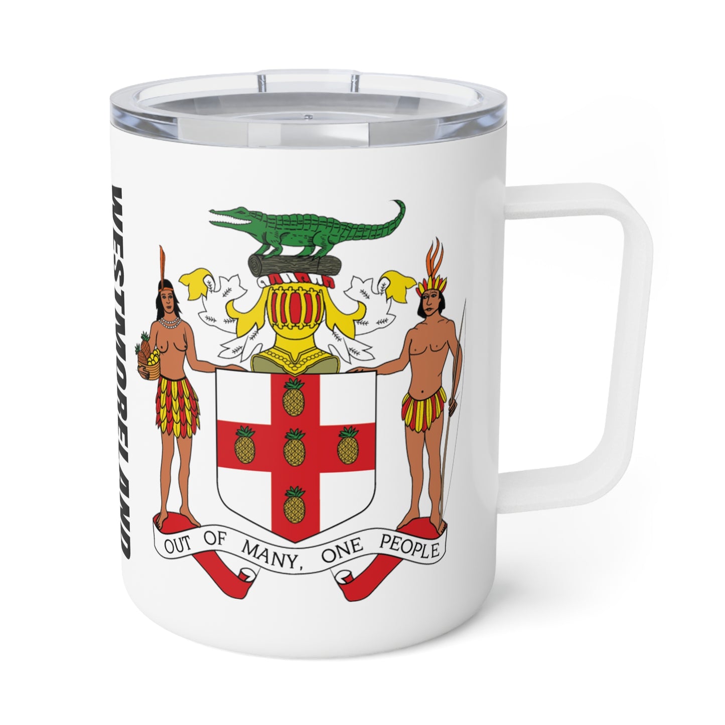 Personalized Jamaica Insulated Coffee Mug, 10oz  Westmoreland Jamaica Travel Cup