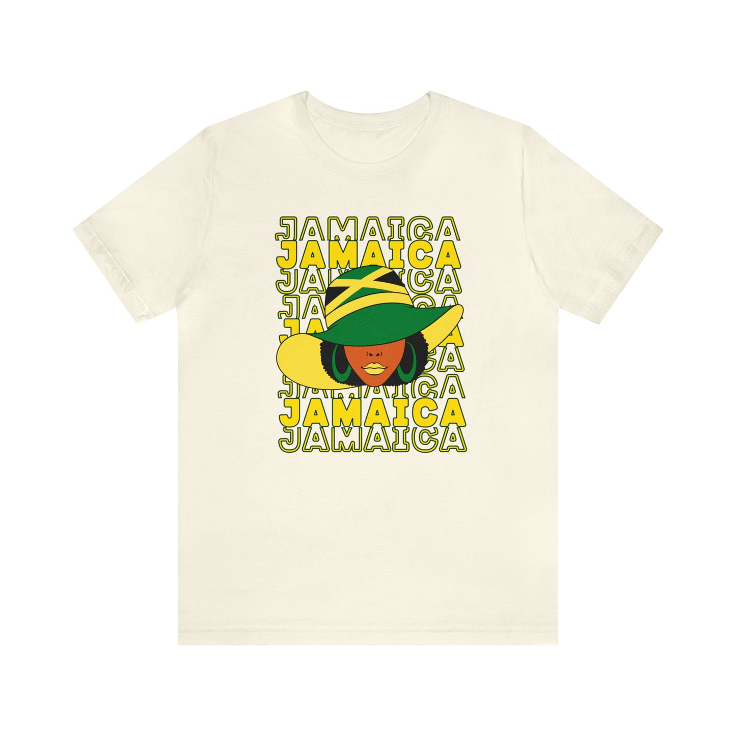 Jamaica Color T Shirt For Women Jamaica Flag Shirt