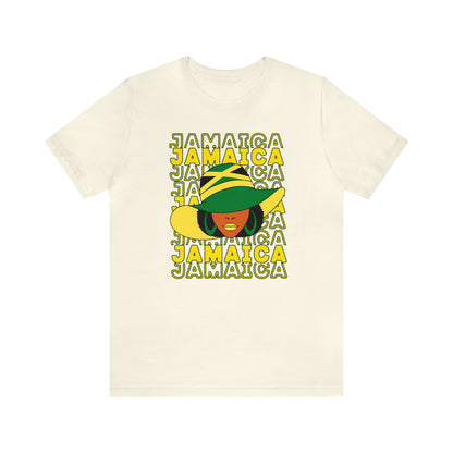 Jamaica Color T Shirt For Women Jamaica Flag Shirt