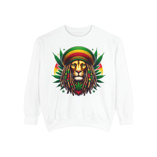 Men's Reggae Rasta Lion Head Sweatshirt