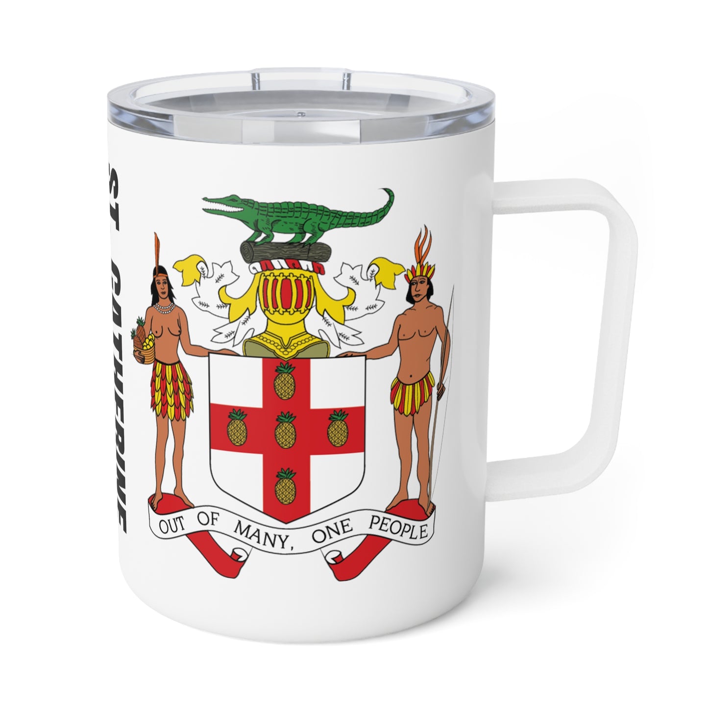 Personalized Jamaica Insulated Coffee Mug, 10oz  St Catherine Jamaica Travel Cup