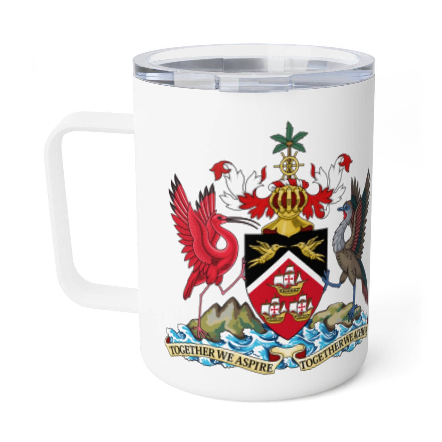 Personalize Trinidad and Tobago Coffee Mug  Gift For Trinidadian Man Flag of Trinidad and Tobago Mug