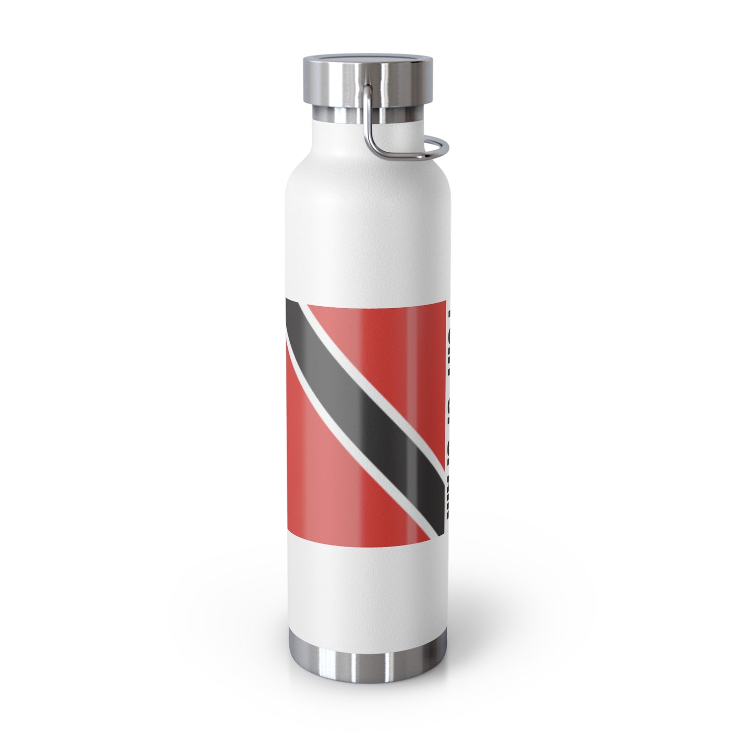 Personalized Trinidad and Tobago Flag Water Bottle Trinidad Flag Products Gift for Trinidadian  Product With Trinidad and Tobago Coat of Arm