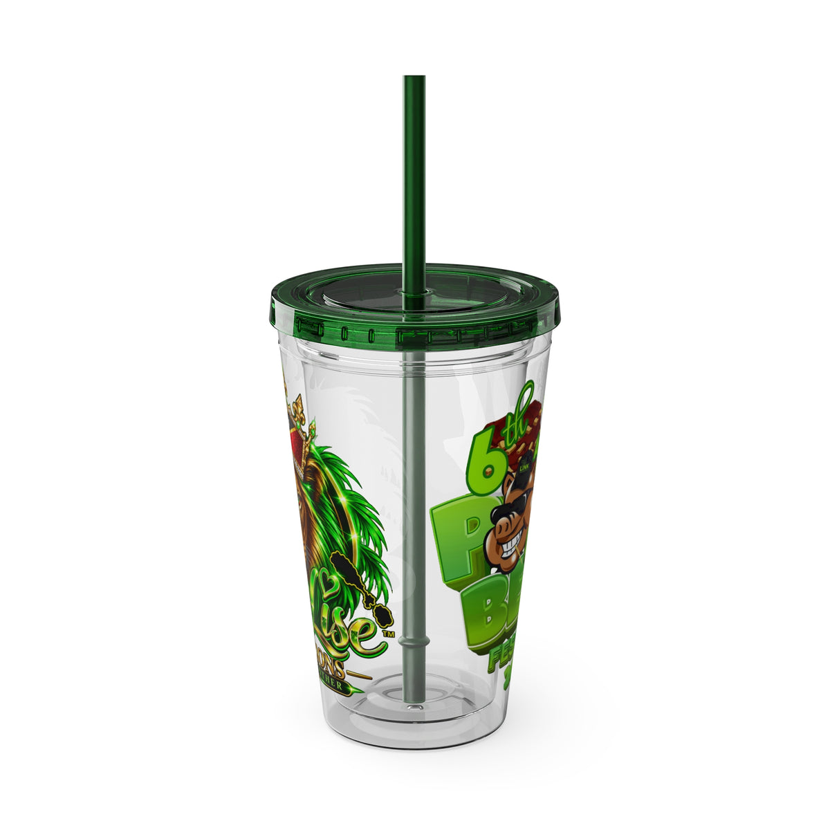Sexy Lise Custom Pork & Beer Festival 16oz Tumbler with Straw