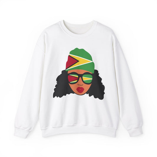 Guyana Sweatshirt For Women Guyanese Themed Clothes For Women Gift For Guyanese Women