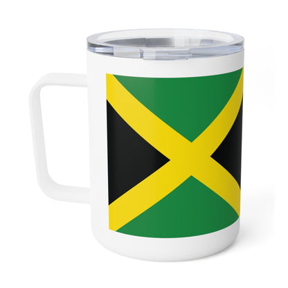 Personalized Jamaica Insulated Coffee Mug, 10oz Trelawny Jamaica Travel Cup