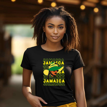 Jamaica Color T Shirt For Women