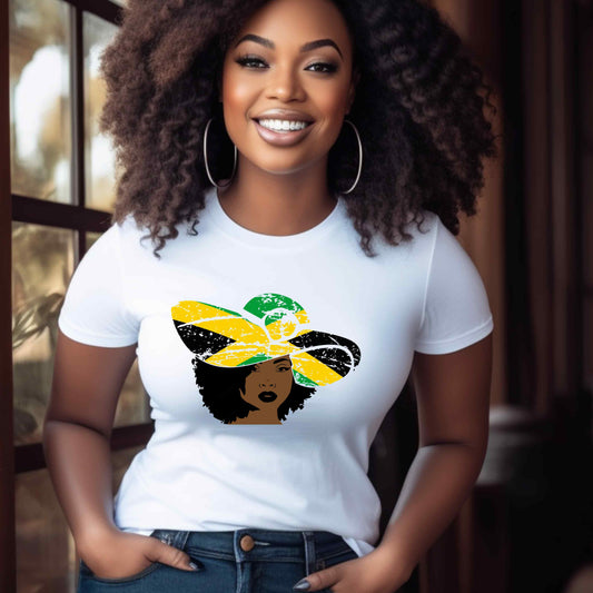 Women's Jamaica Flag T Shirt