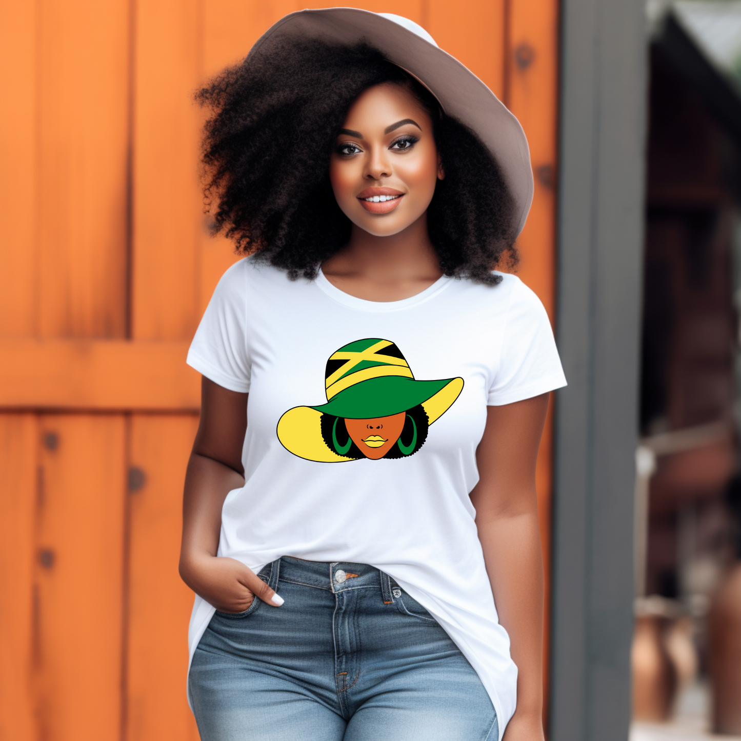 Jamaica Color T Shirt For Women Jamaica Flag Shirt