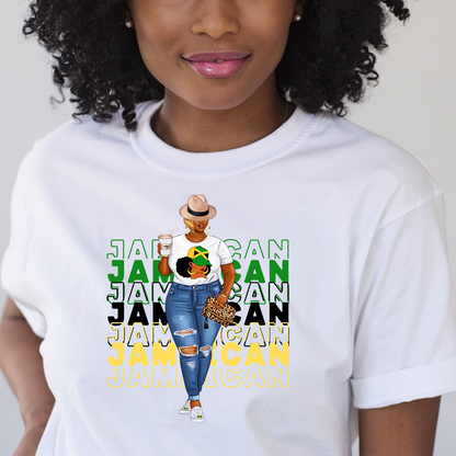 Jamaica Color  Souvenir Jamaica Shirt For Women Jamaica Gift Jamaica Vacation Jamaica Flag Shirt Jamaica Independence Jamaica Girls Trip