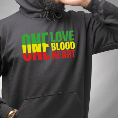 reggae hoodie, rasta hoodie, one love hoodie