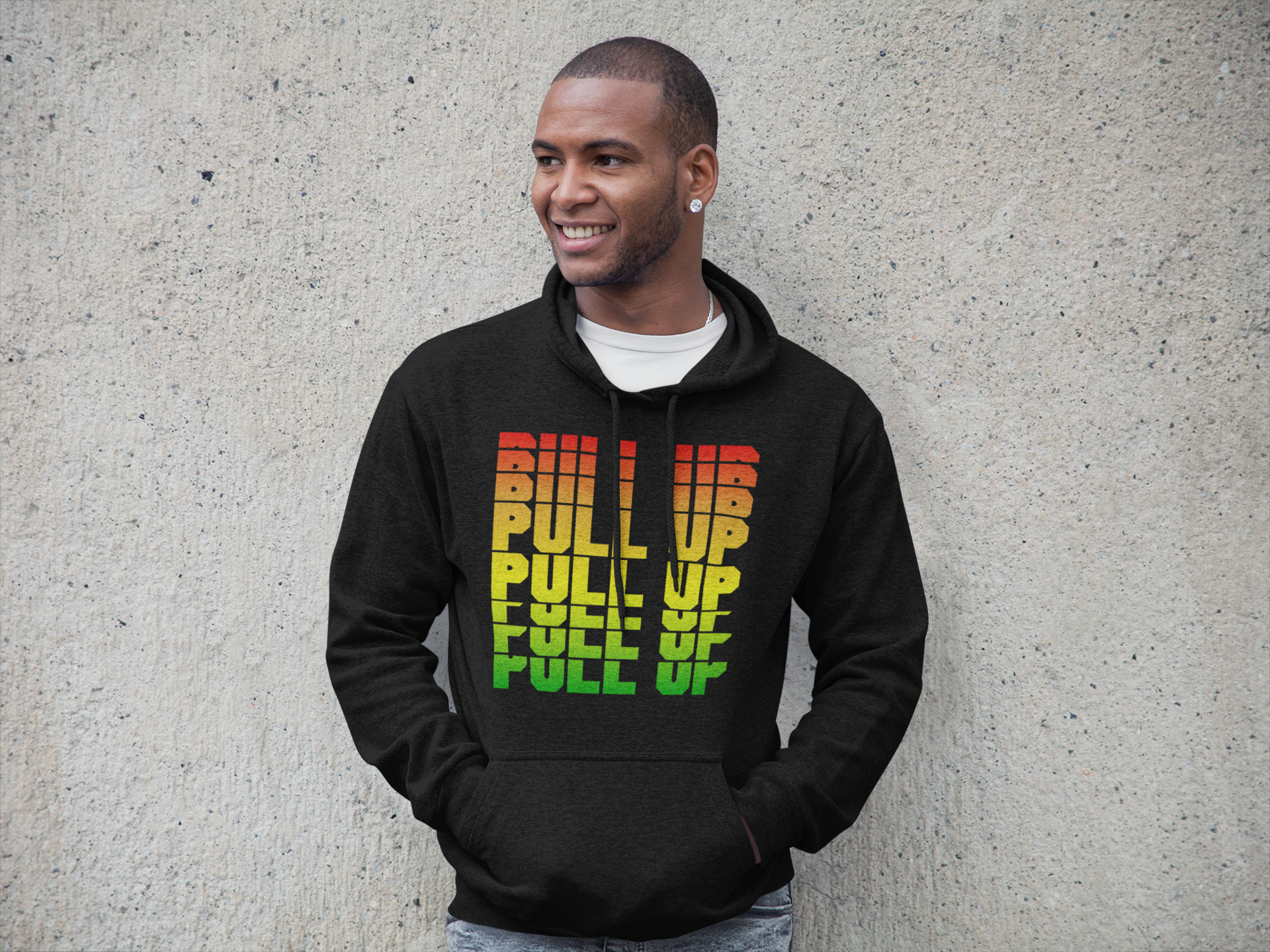 Pull Up Reggae Rasta Hoodie