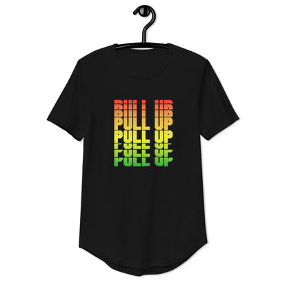 Reggae Pull Up Men's Jersey Curved Hem Tee