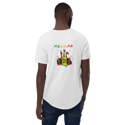 Reggae Pull Up Men's Jersey Curved Hem Tee