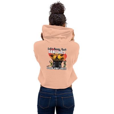 Women's Dancehall Reggae Crop Hoodie