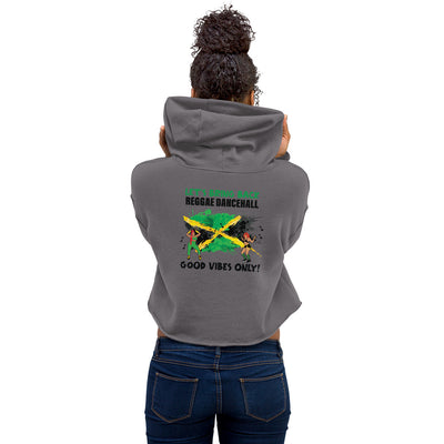 Women's Dancehall Reggae Crop Hoodie